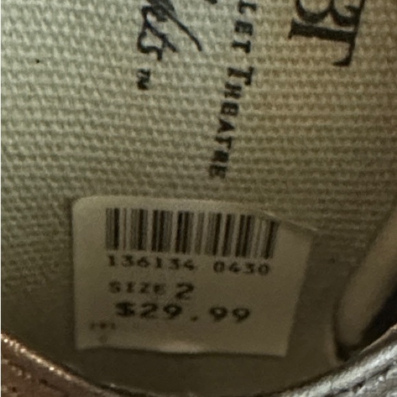 American Ballet Theatre Leather Kids Black Slip-On Dance - Picture 6 of 6